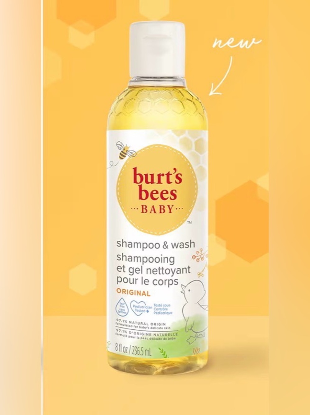 🌙 B70- Burt's Bees Baby Shampoo & Wash, Original, Tear Free